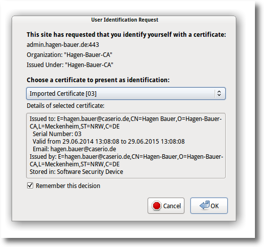 Browser Cert