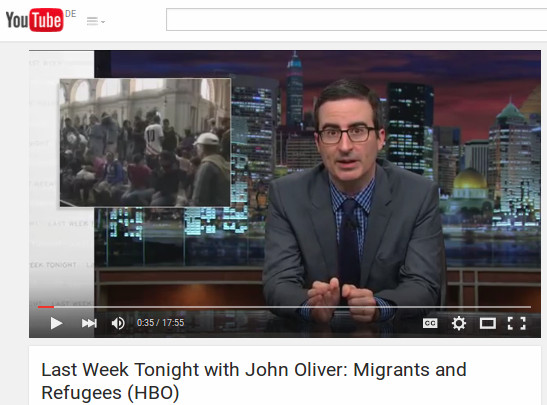John Oliver Migrants