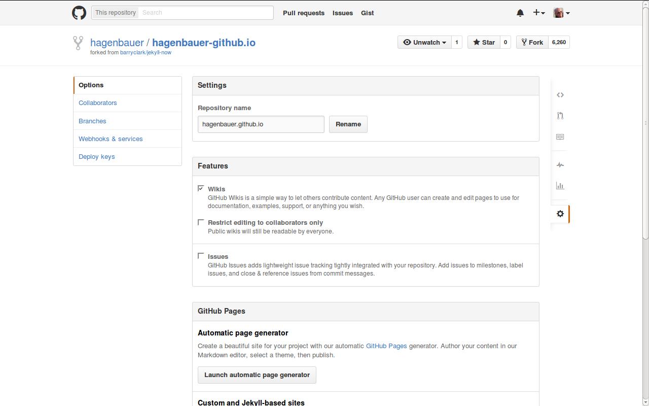 Blogging on Github