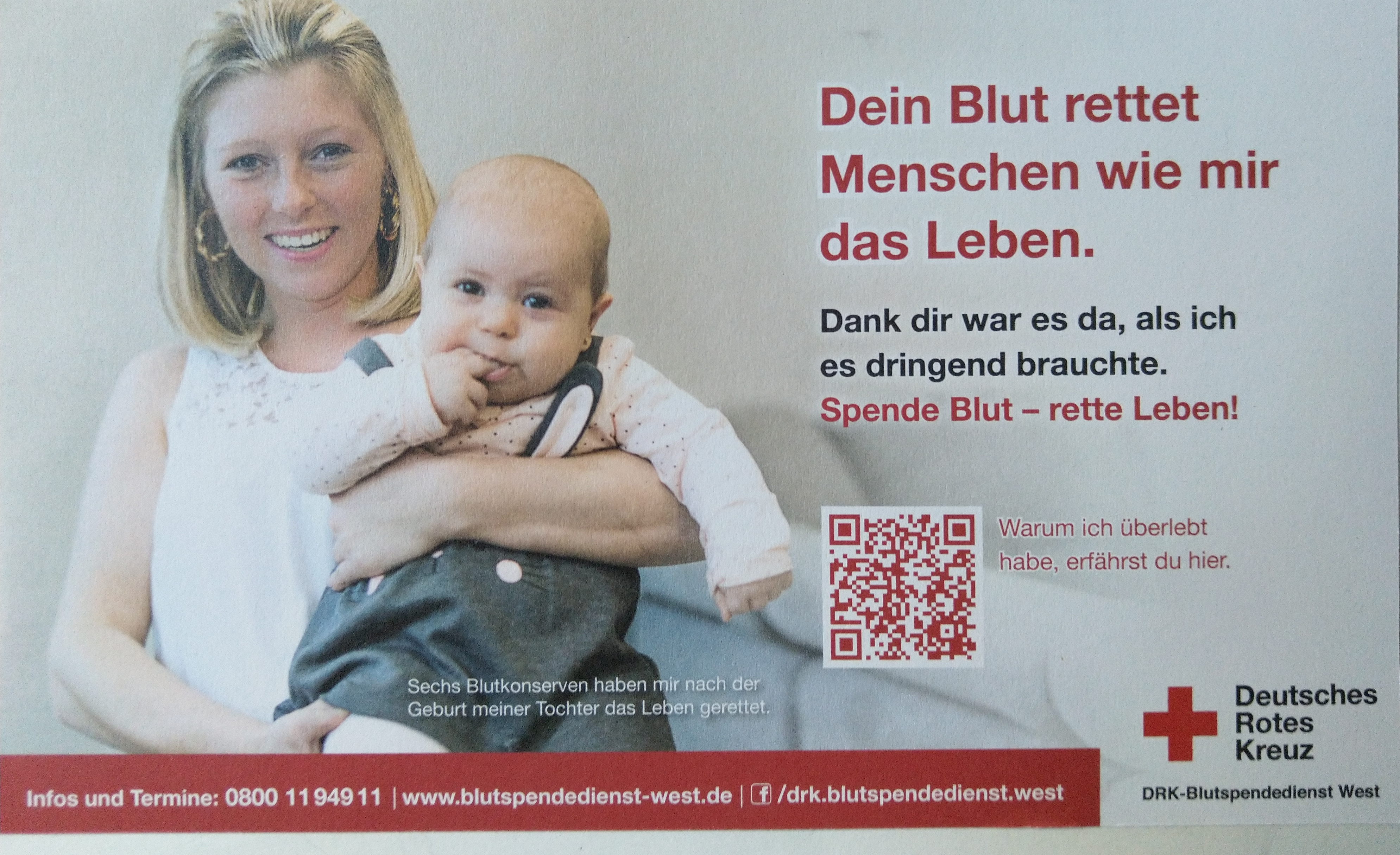 Blutspenden rettet Leben