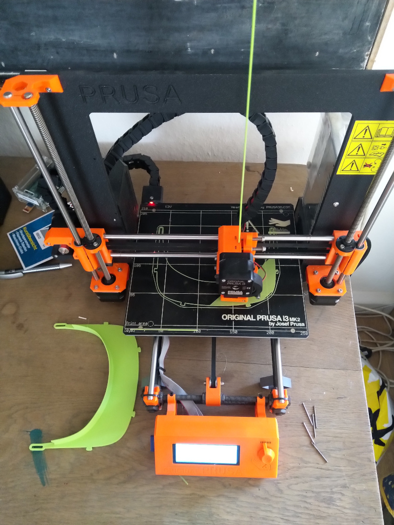 COVID19 3D Druck Gesichtsschutz