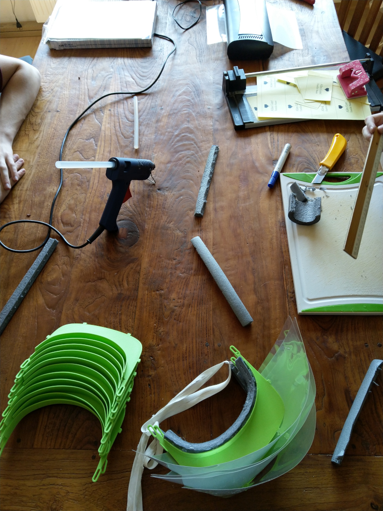 COVID19 3D Druck Gesichtsschutz