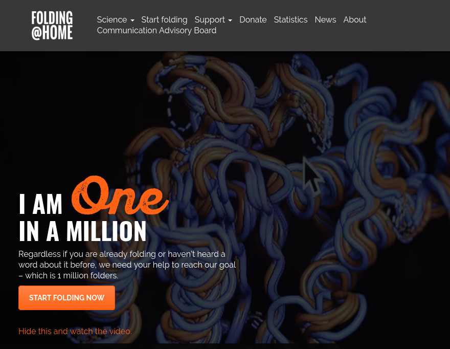 COVID19 Folding at home