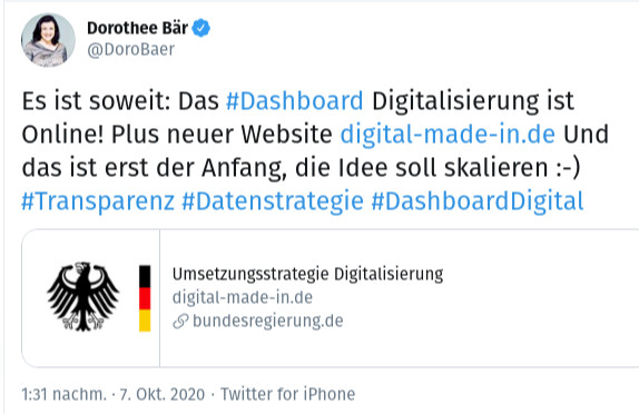 Tweet Digital made in Germany