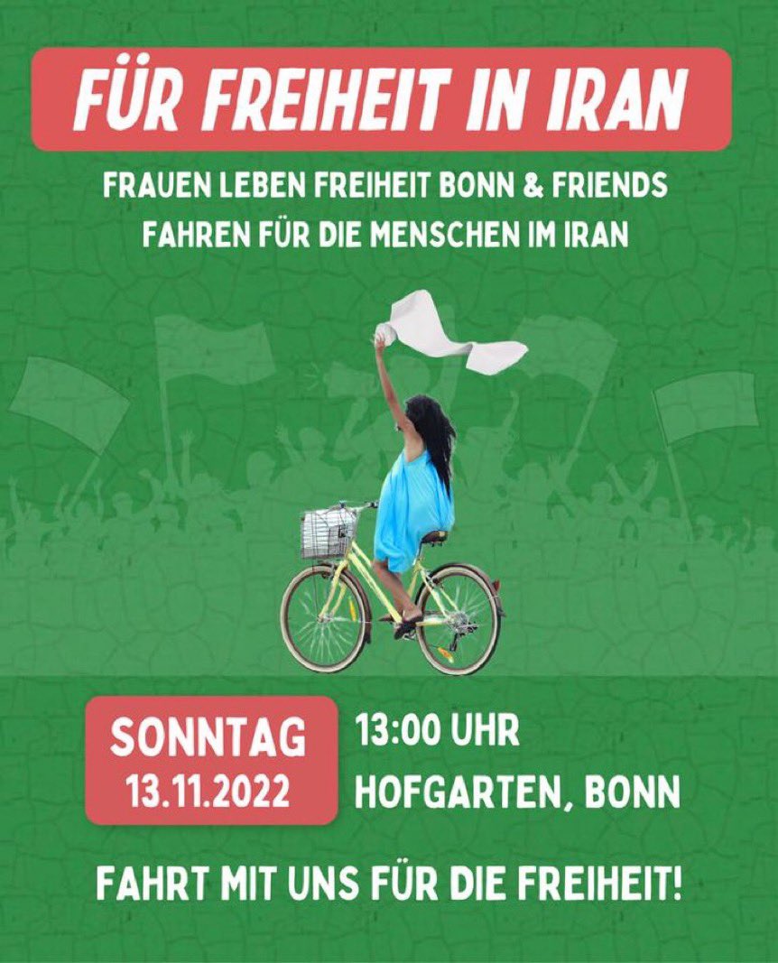 Plakat zur Fahrraddemo