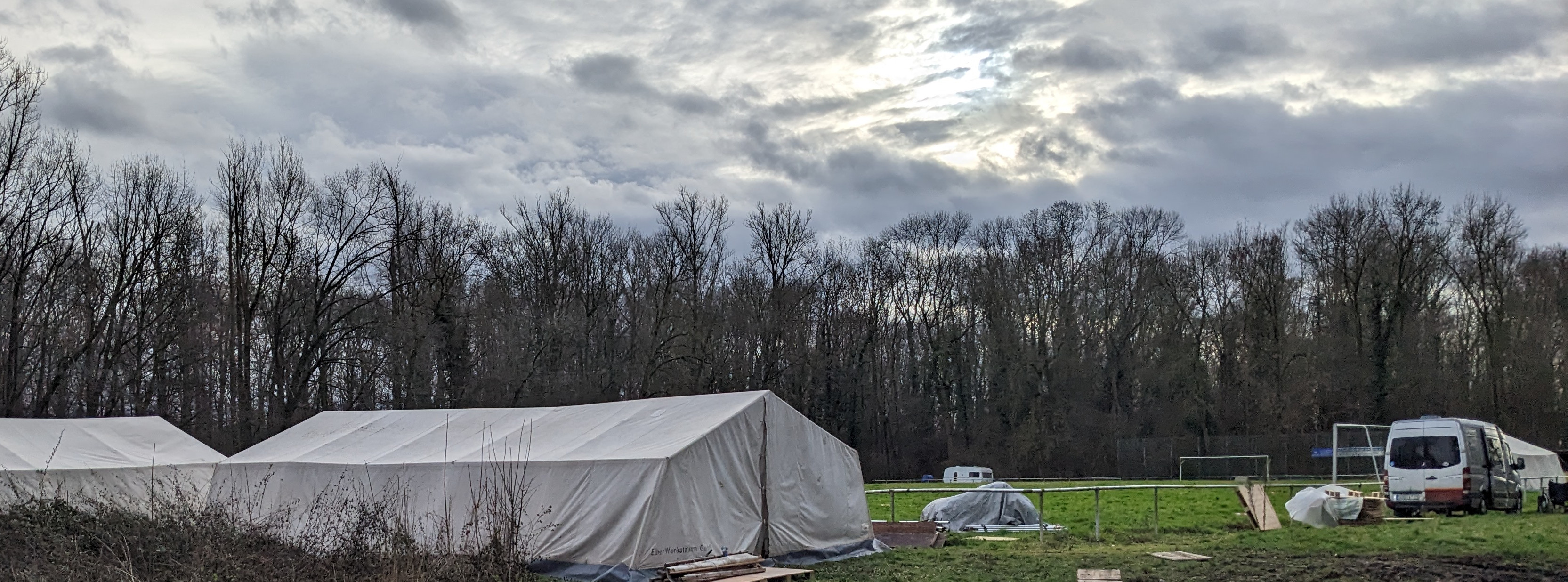 Aufbau unser aller Camp Kallenberg