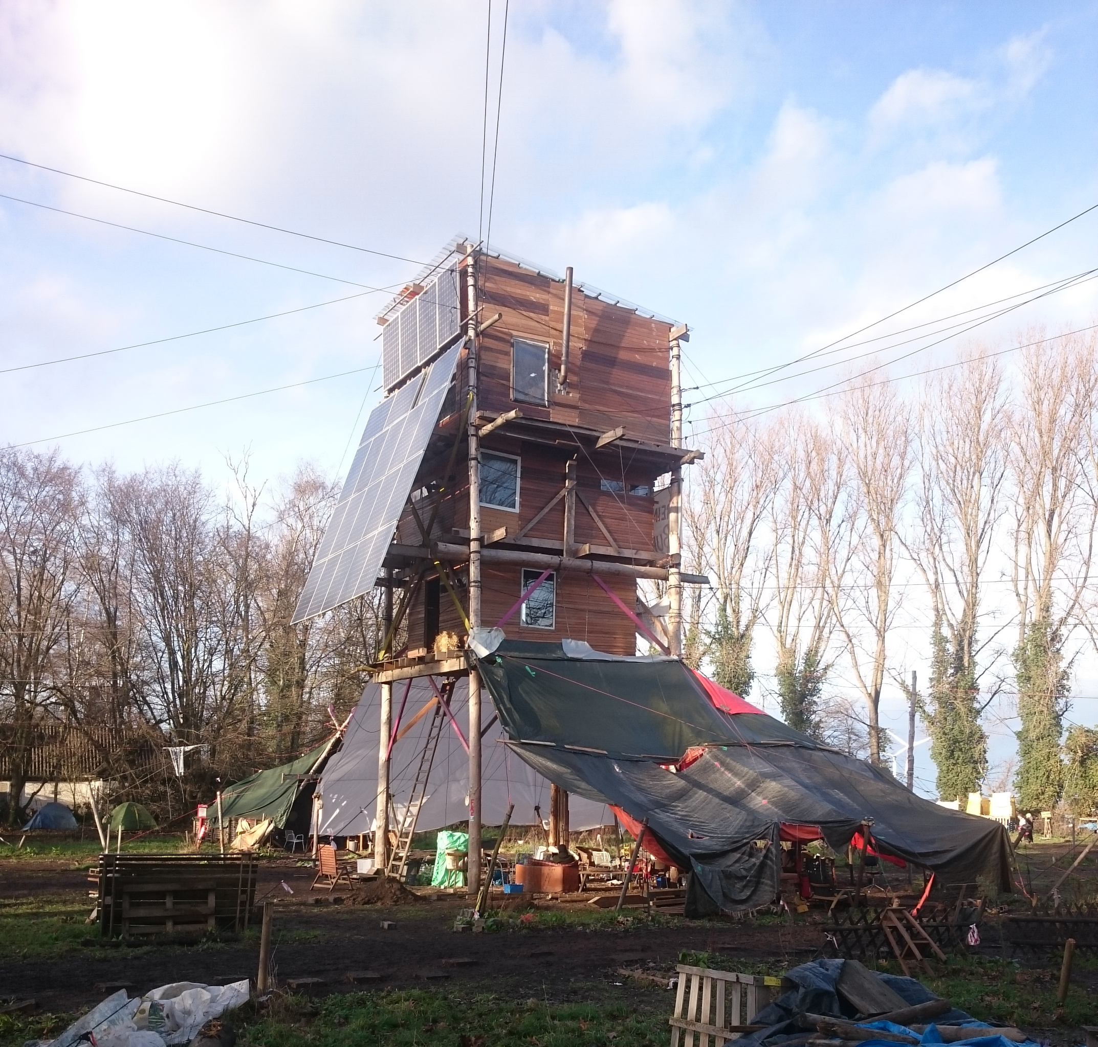 Hochhaus in Lützerath