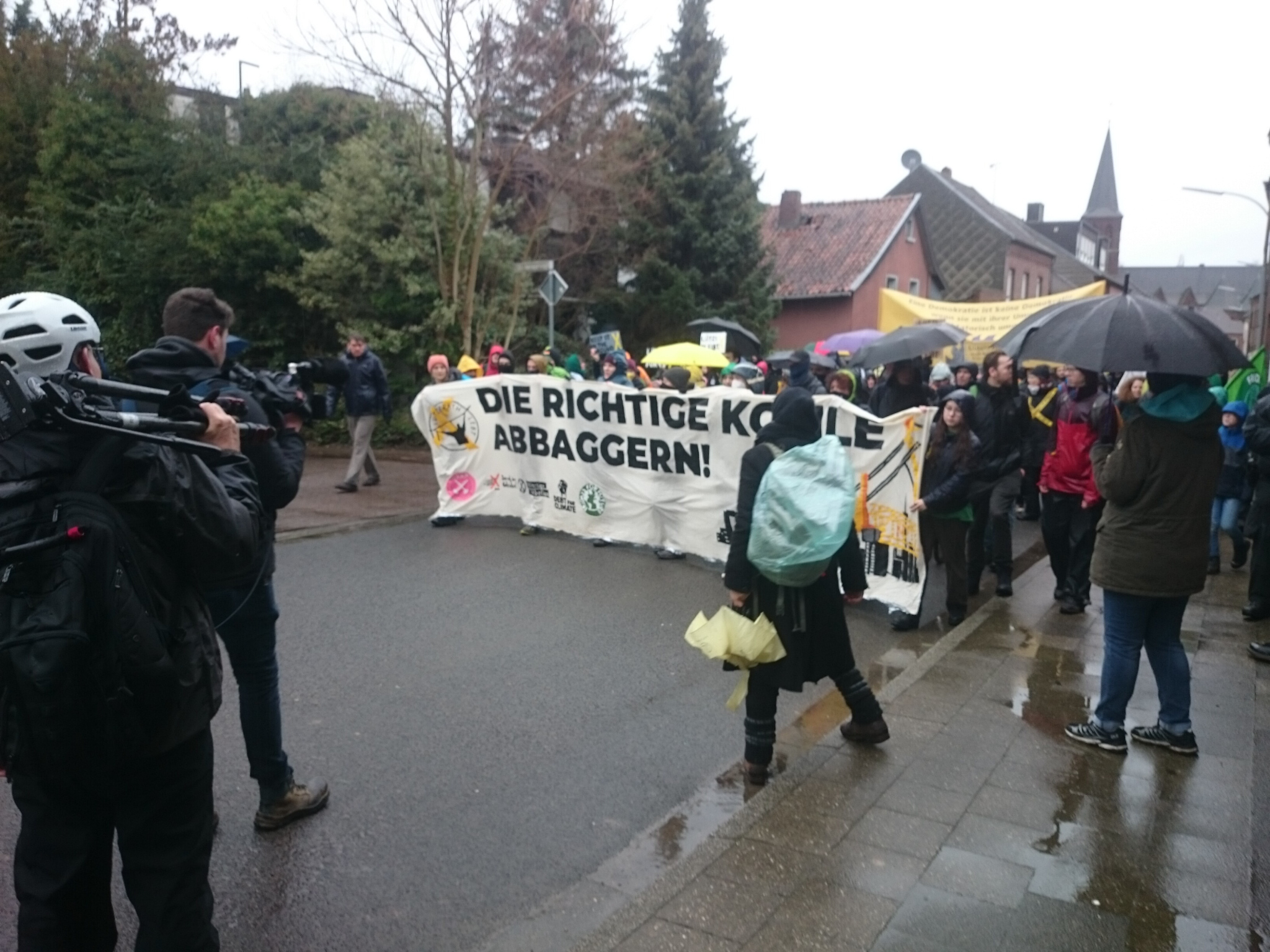 Spitzer der Demonstration gegen Räumung von Lützerath
