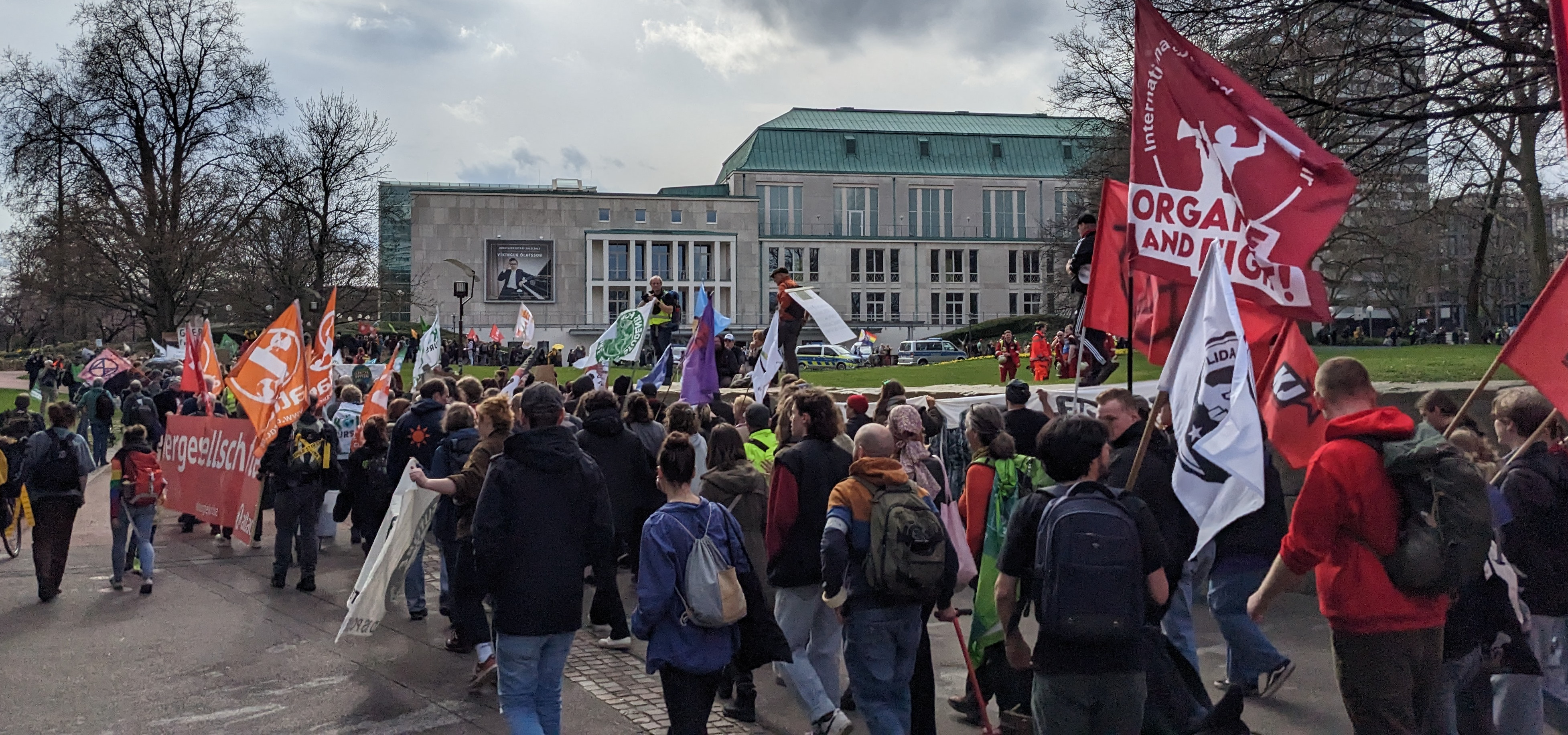 Demonstaration gegen RWE in Essen