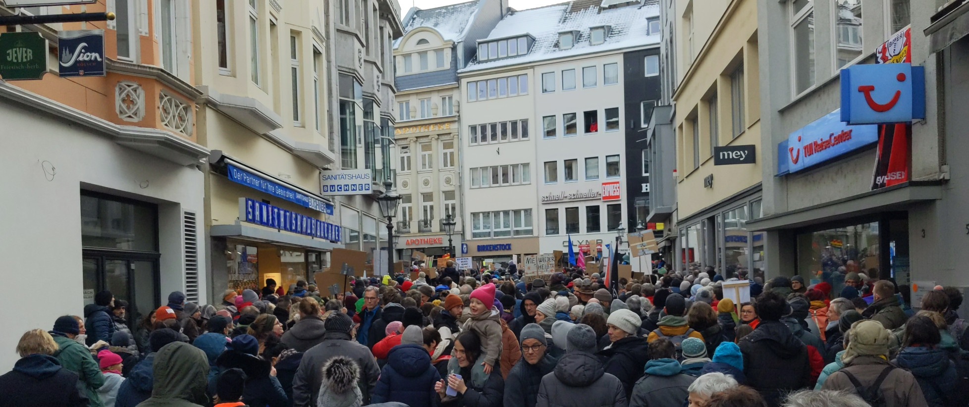 Demo gegen Rechts in Bonn