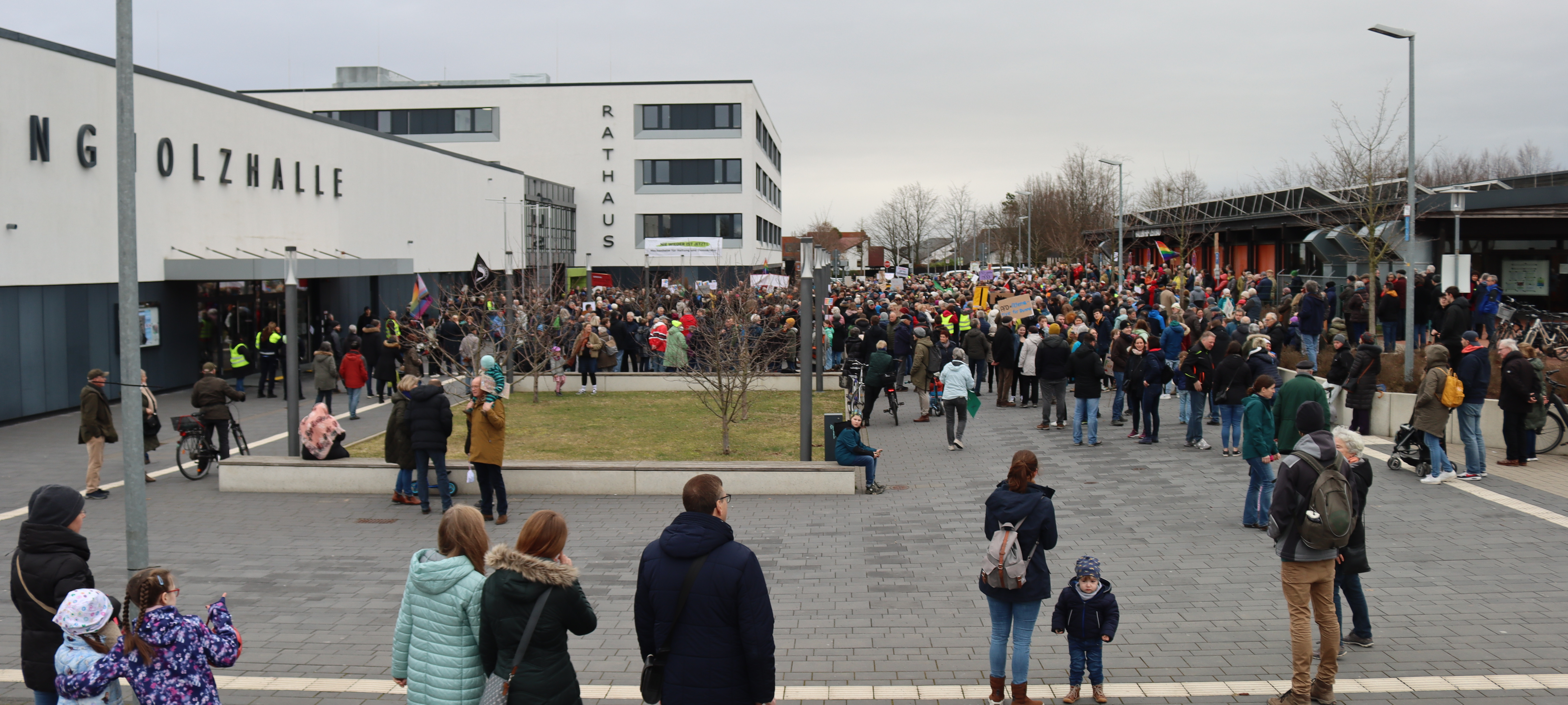 Demonstration gegen die AfD in Meckenheim