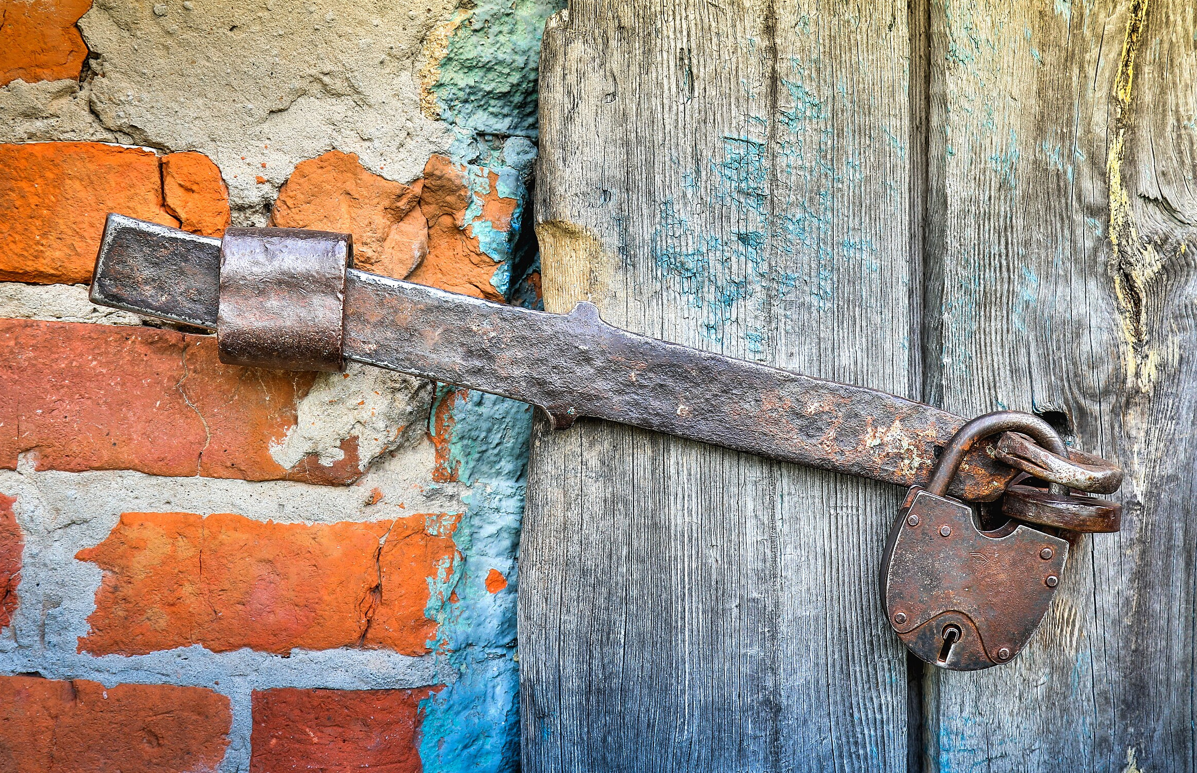 Altes rostiges Schloss