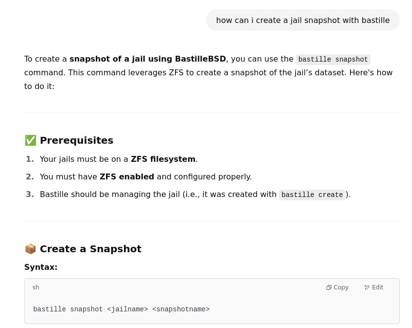 Scrennshot von Chatgpt zu einem Linux Befehl