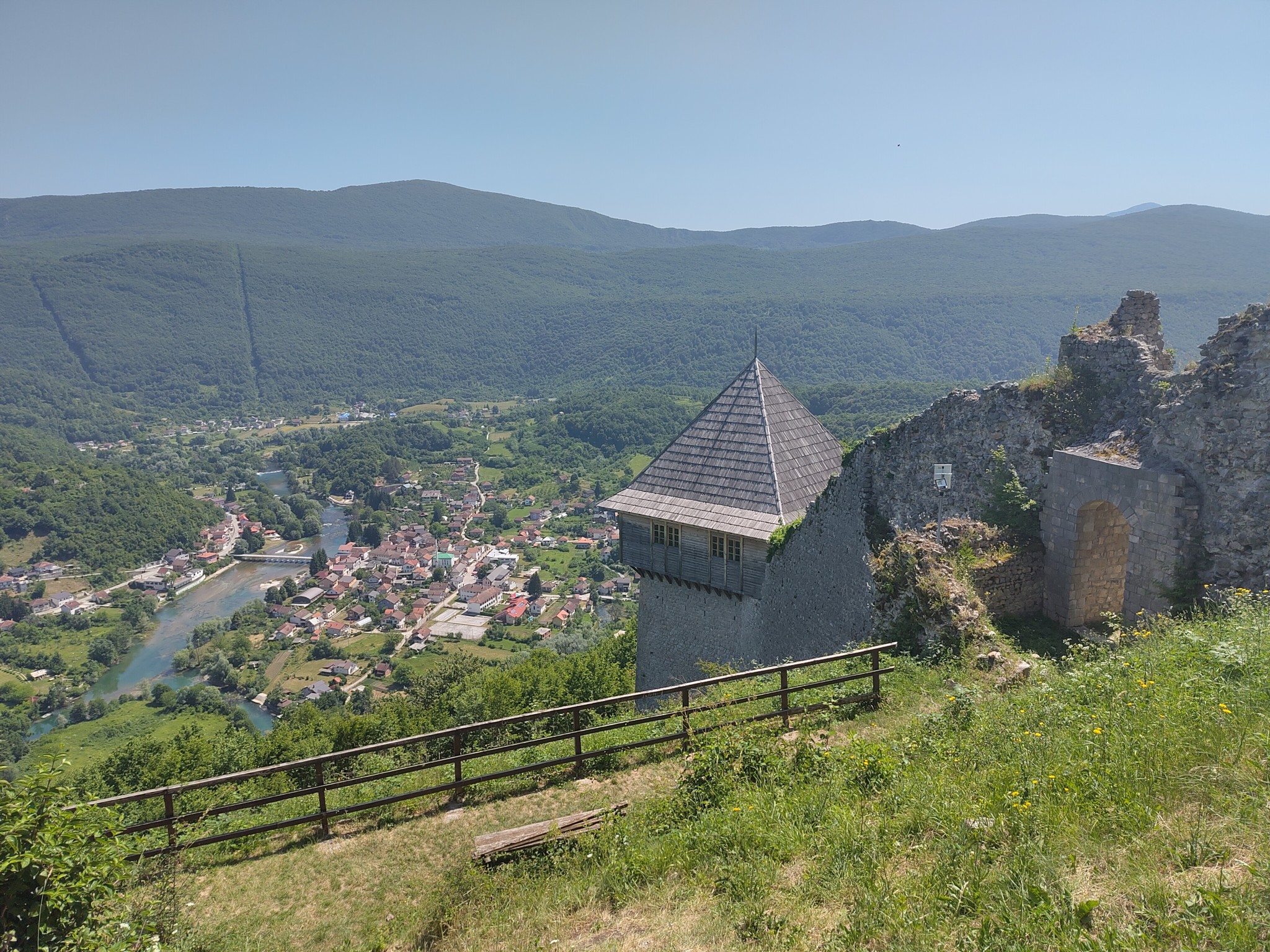 Blick von Ostrovica auf Kulel Vakul