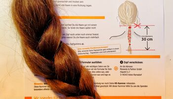 Aufruf Haare spenden