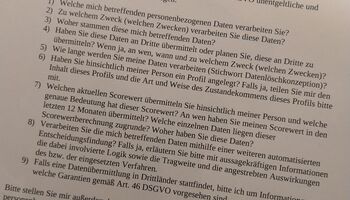 DSGVO Anfrage bei Conrad