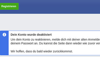 Tschüss Facebook