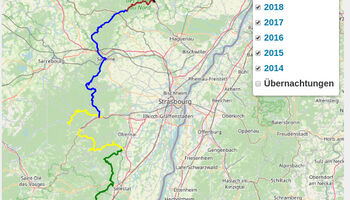 GPX Tracks mit leaflet auf Openstreetmap darstellen